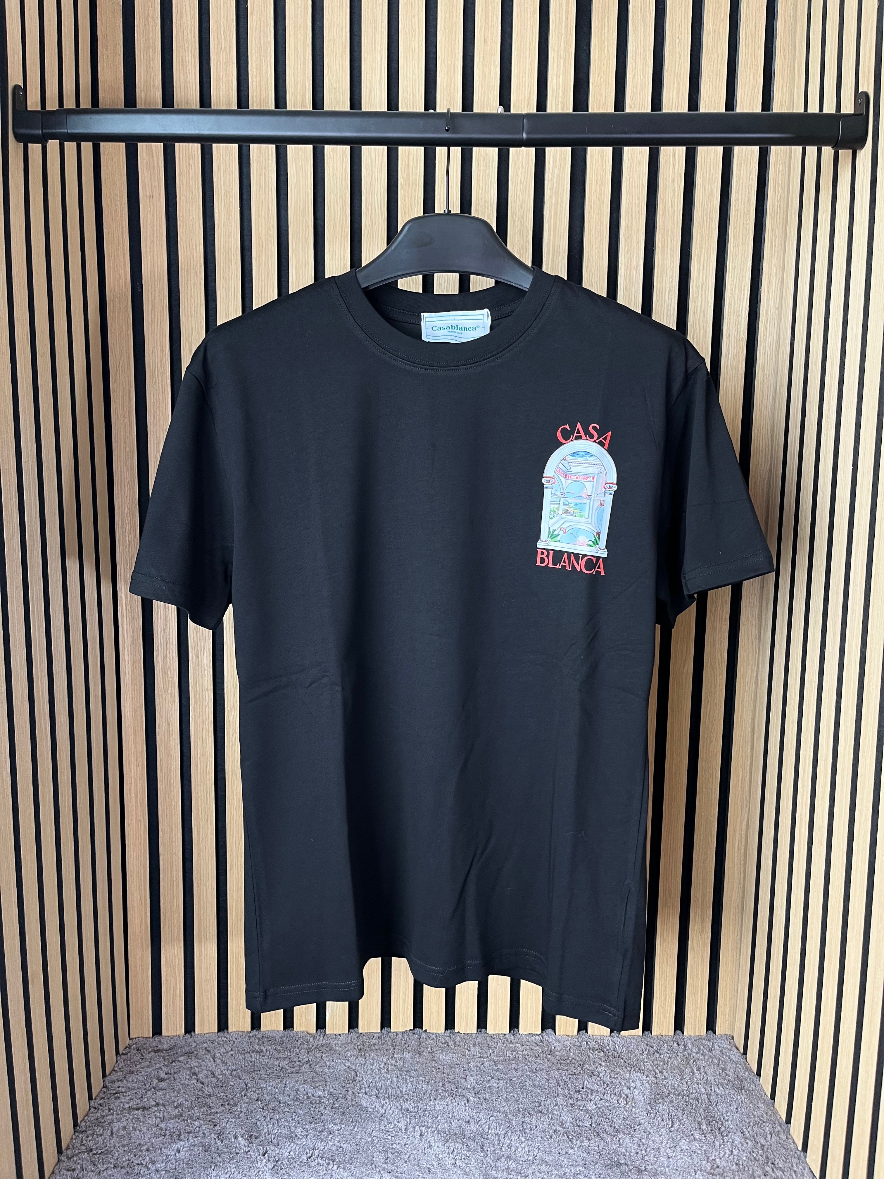 Camiseta negra Casa Blanca